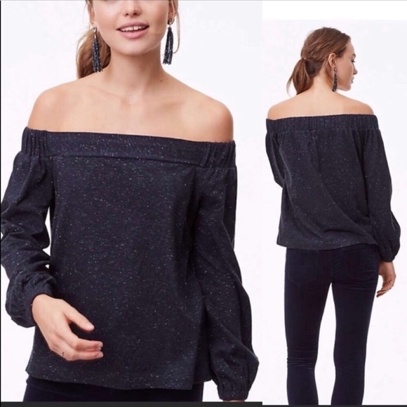 LOFT Tops - ⭐️ Loft Off The Shoulder Long Slee…